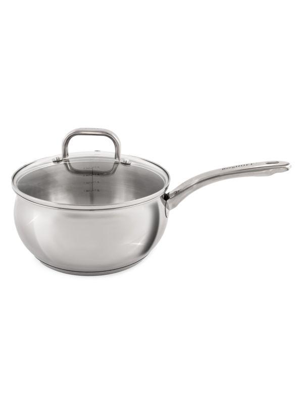 Berghoff 3.2-Quart Stainless Steel Sauce Pan With Glass Lid